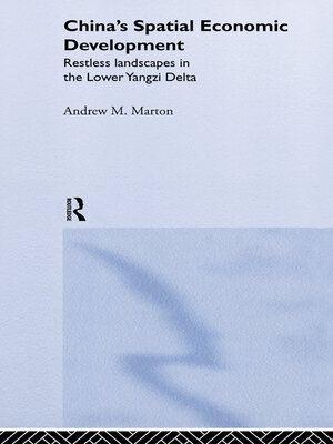 cover image of China's Spatial Economic Development